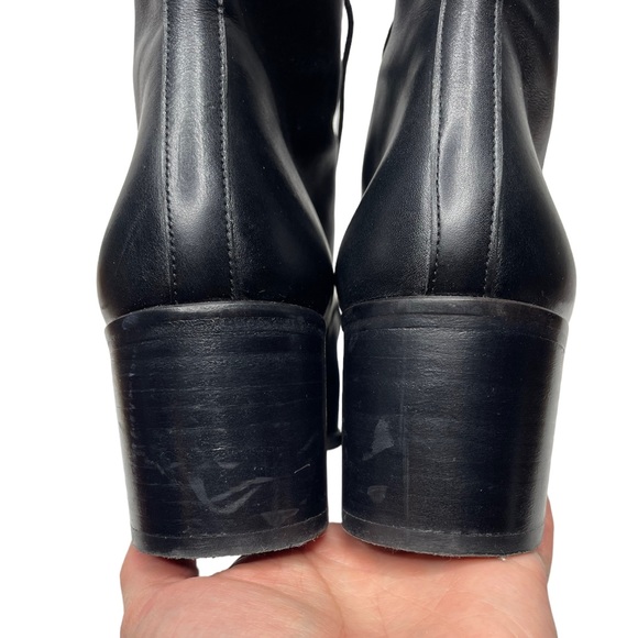 Freda Salvador | Ace Lace Up Boot Black Smooth Leather 9 - Picture 8 of 13